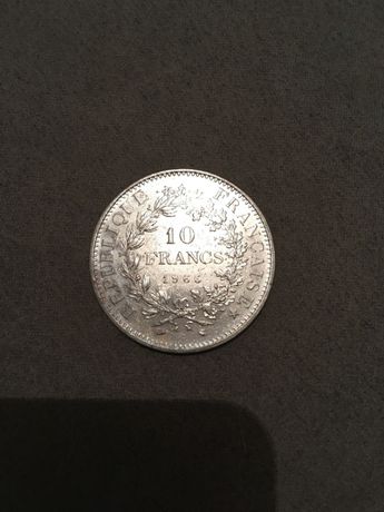 10 francos de França de 1966, em PRATA