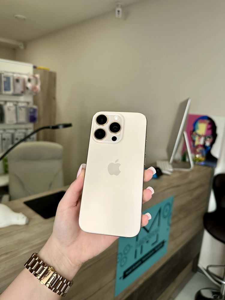 Iphone 16 Pro 256 Gb 100% Акб 1 цикл Desert Titanium Розстрочка Обмін