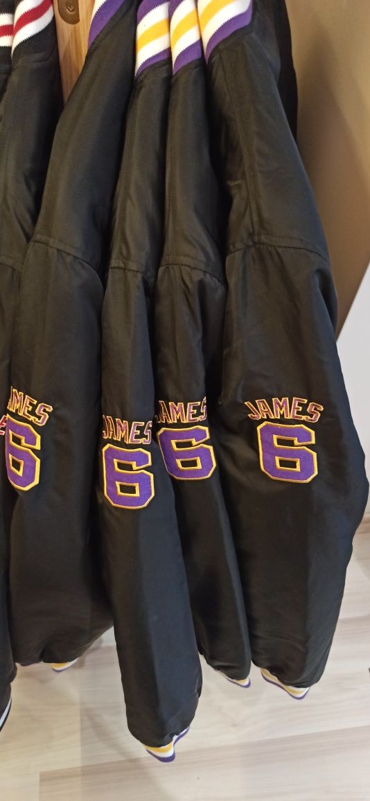 Kurtka bomberka Los Angeles Lakers + Gratis Lebron James XL