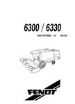 Fendt 6300, 6330, 5220, 5250, kombajn katalog części