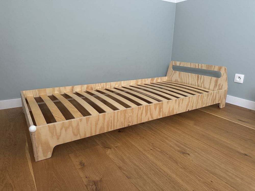 Łóżko pojedyńcze dla dziecka 170x80, Kiki 2 + materac IKEA VIMSIG