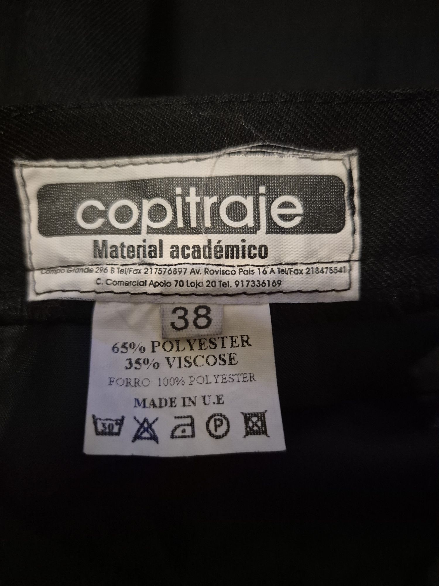 Traje Académico Feminino Lisboa