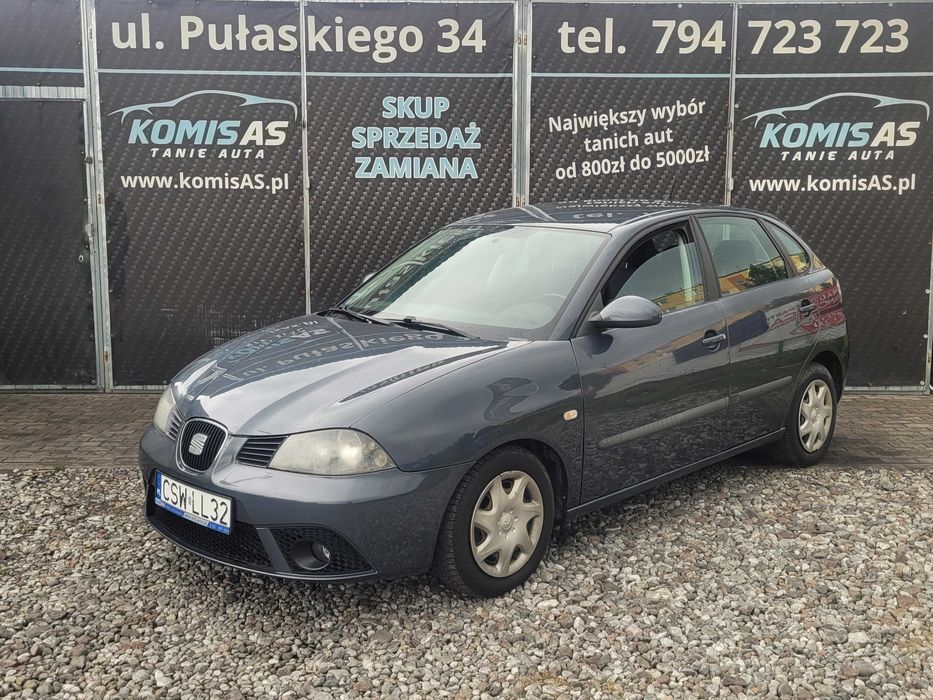 Seat Ibiza 1.4B 75KM 2006r * el szyby klima tempomat * TORUŃ