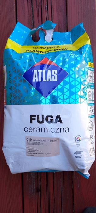 Atlas Fuga ceramiczna 019 - jasnobeżowy 5kg nowa