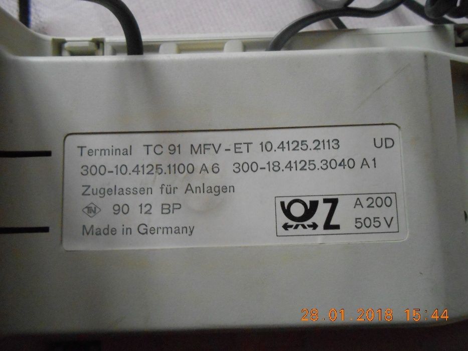 Sprzedam bardzo stary telefon niemiecki TELENORMA TC 91