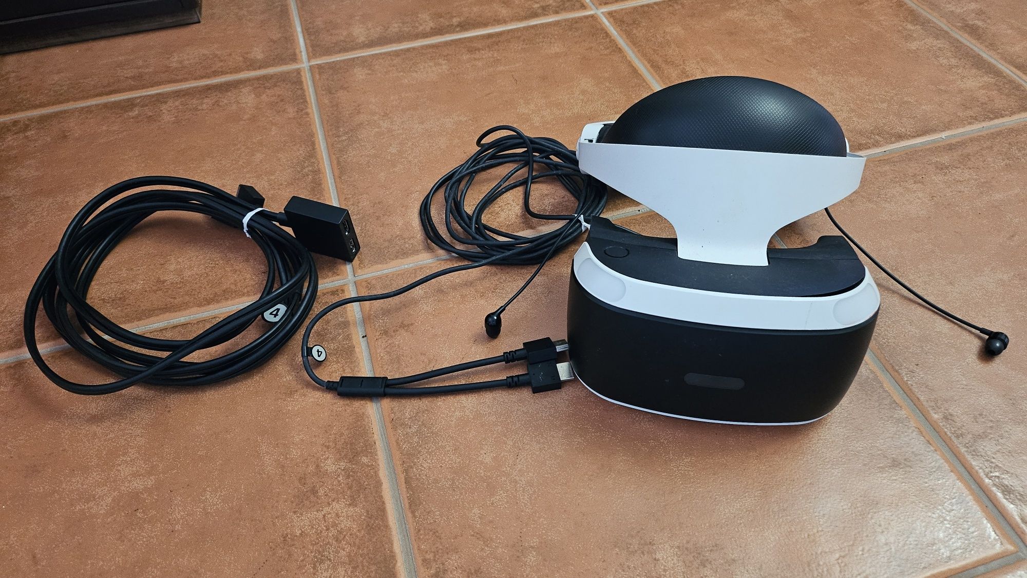 Headset VR ps4 e cabos
