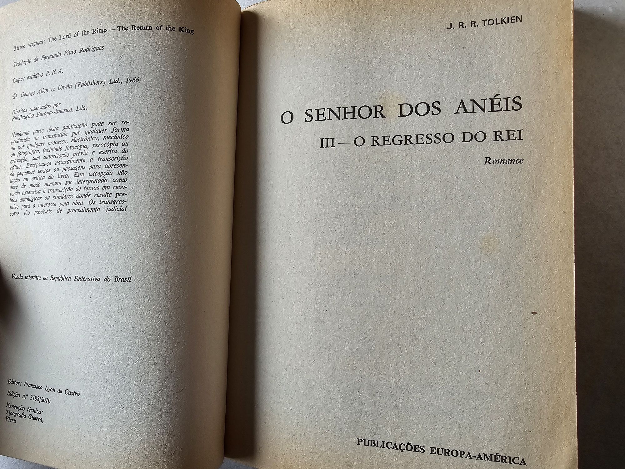 J.R.R Tolkien O regresso do Rei
