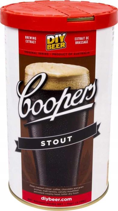 COOPERS STOUT piwo domowe  23L + drożdże