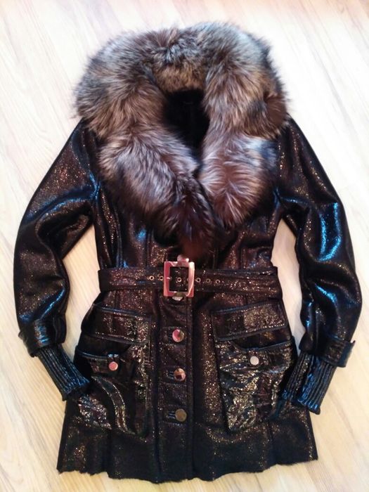 Натуральная дубленка р. XL
