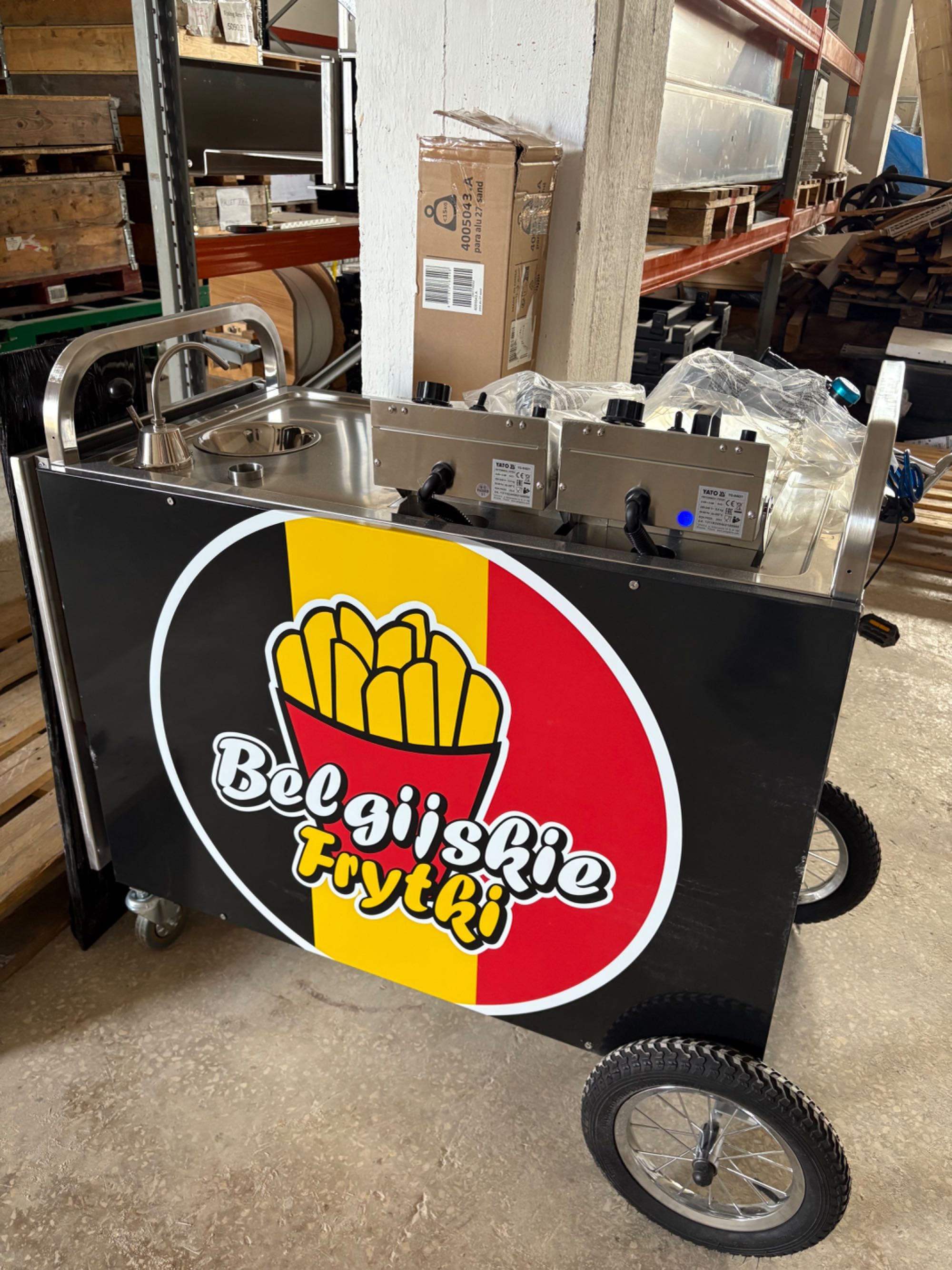 Wózek frytki belgijskie 2x5L NOWY!!