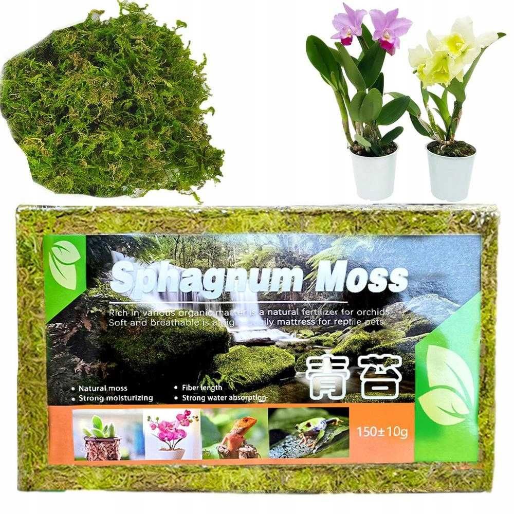 Mech torfowiec sphagnum moss - 150 gram / 12 litrów - ukorzeniacz