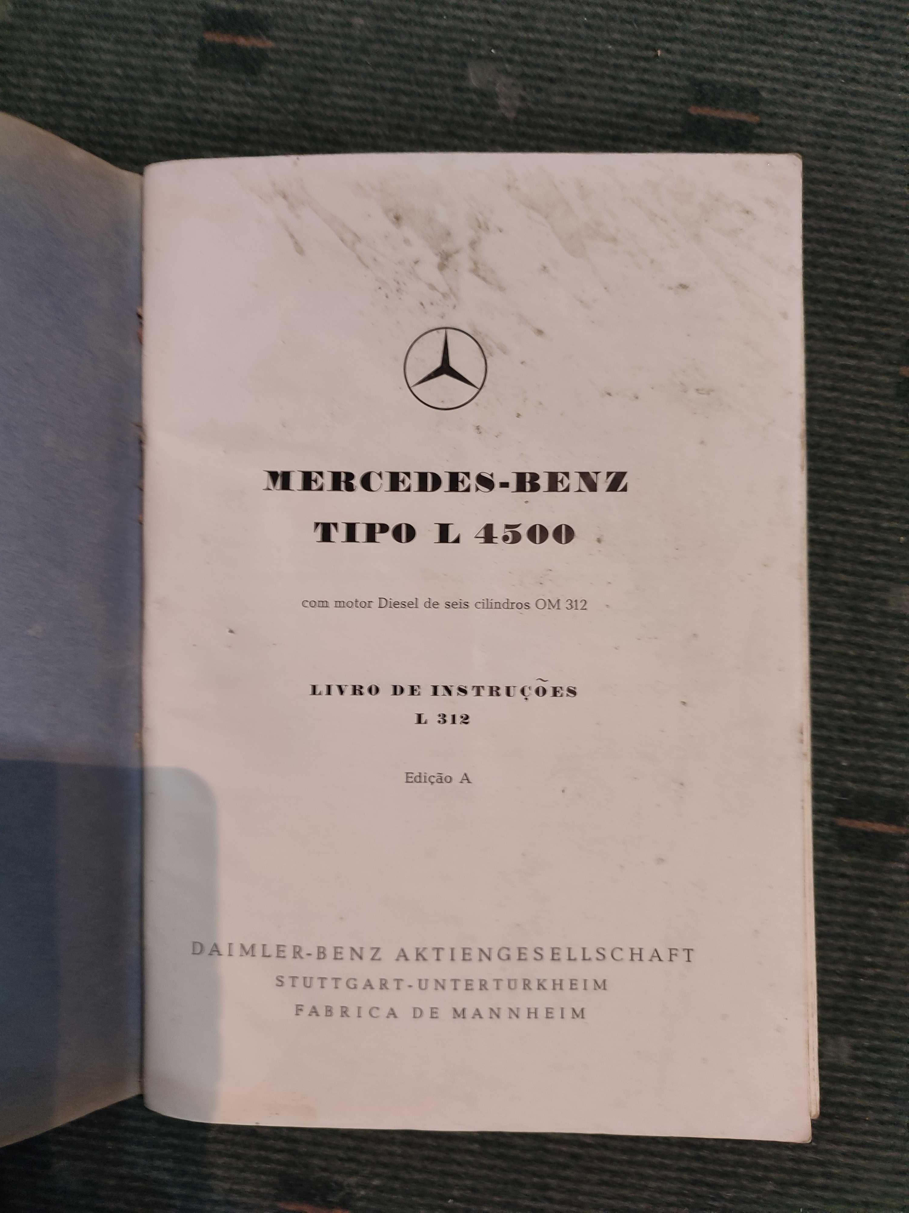 Livro de Instruções Mercedes-Benz Tipo L 4500