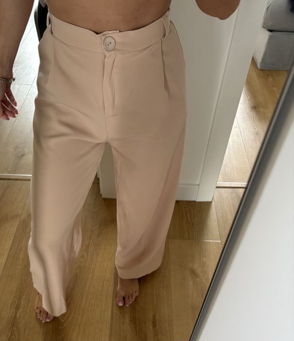 Szerokie spodnie xs Zara stradivarius