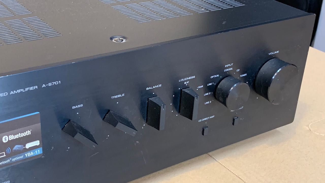YAMAHA A-S701 - zintegrowany wzmacniacz STEREO czarny - OKAZJA!