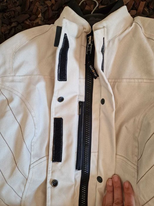 CASACO SENHORA MOTA GOLDSTAR L creme impermeável térmico com proteções