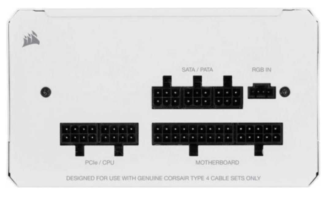 NOWY zasilacz CORSAIR CX550F RGB 550W biały modularny 80+ BRONZE