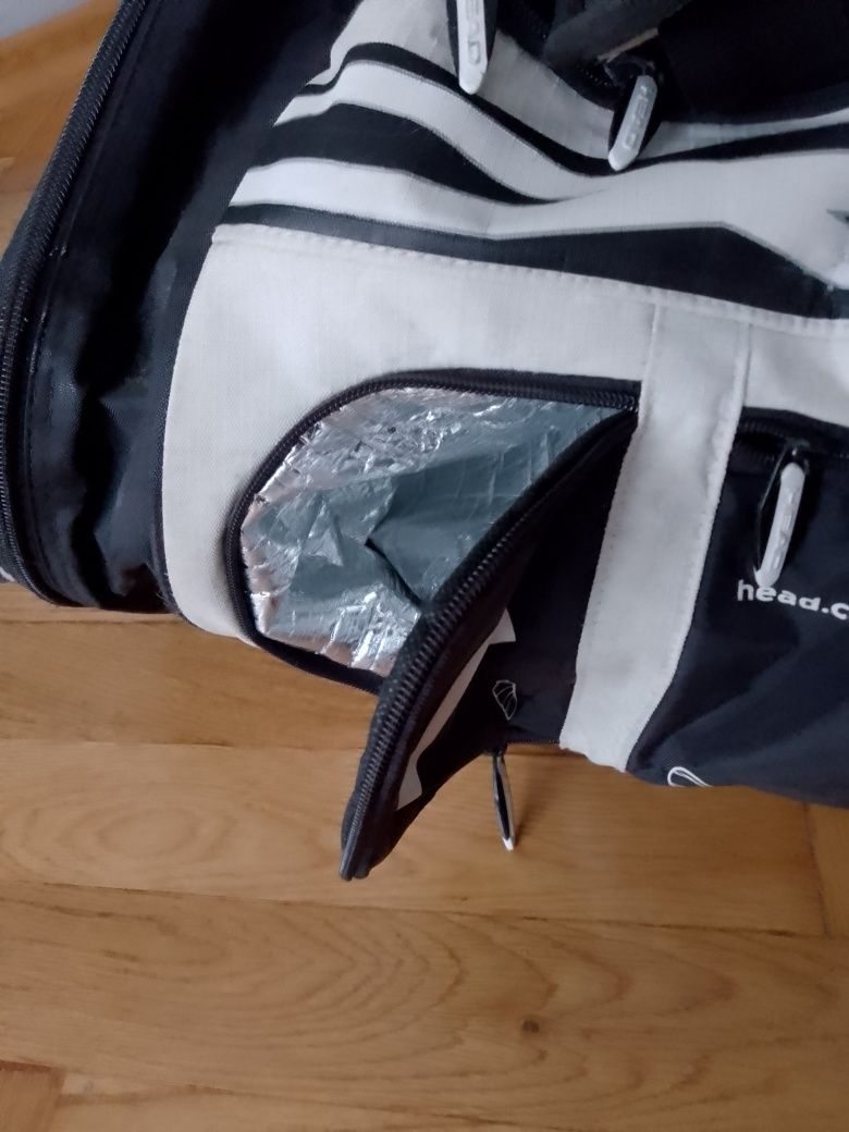 Maxi termobag-torba head team 9rakiet,7przegród,strój,buty,napoje itd
