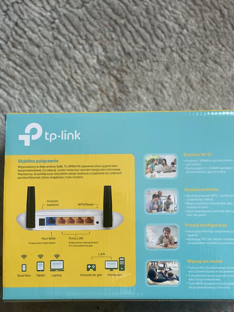Ruter TP - LINK 300Mb/s TL-WR841N
