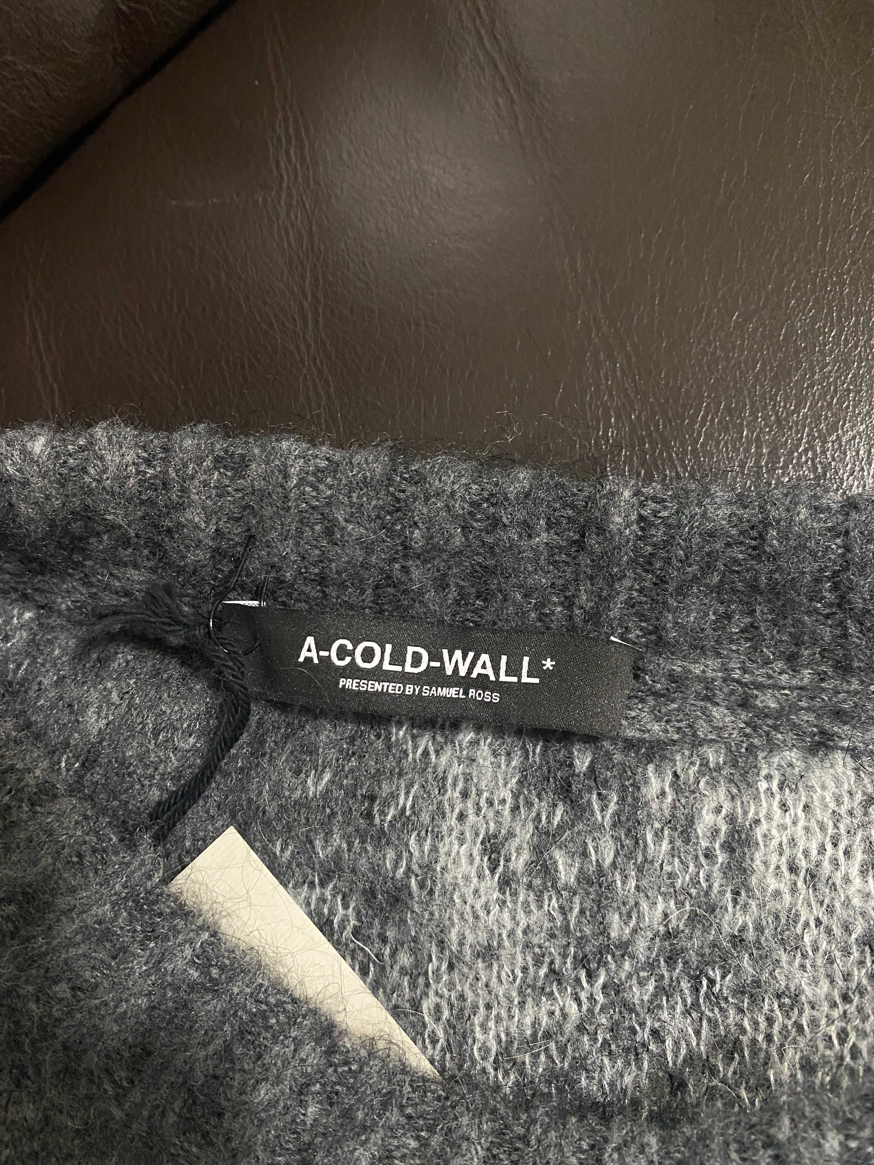 A Cold Wall* Sprayed Jacquard Knit in Iron Grey светр оригінал