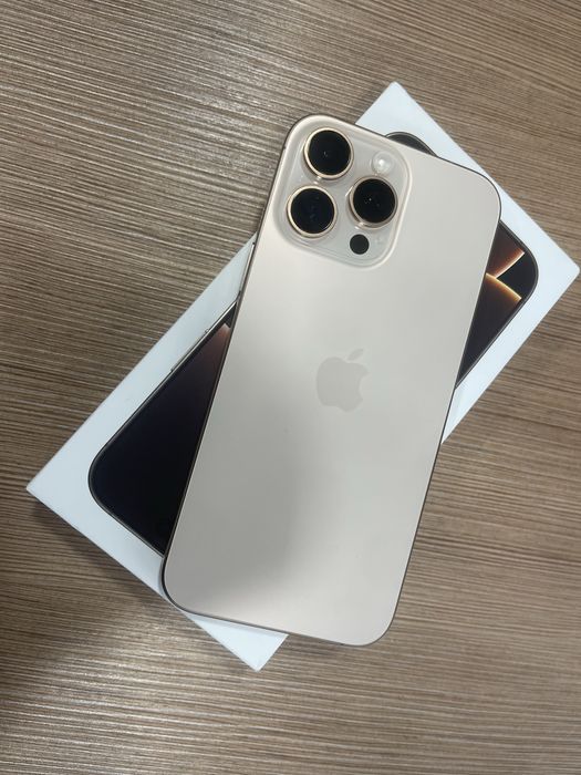 Iphone 16ProMax 256 фіз сім Desert Titanium Neverlock