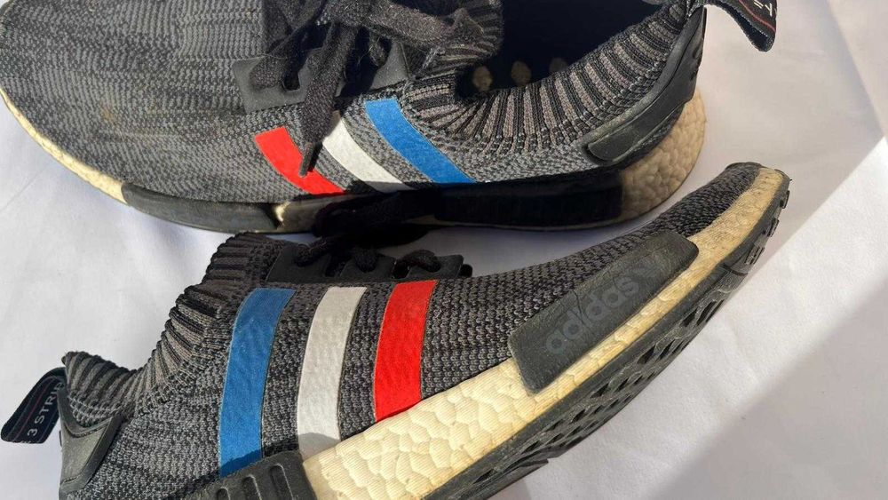 adidas NMD R1 Tri Color Stripes Black
