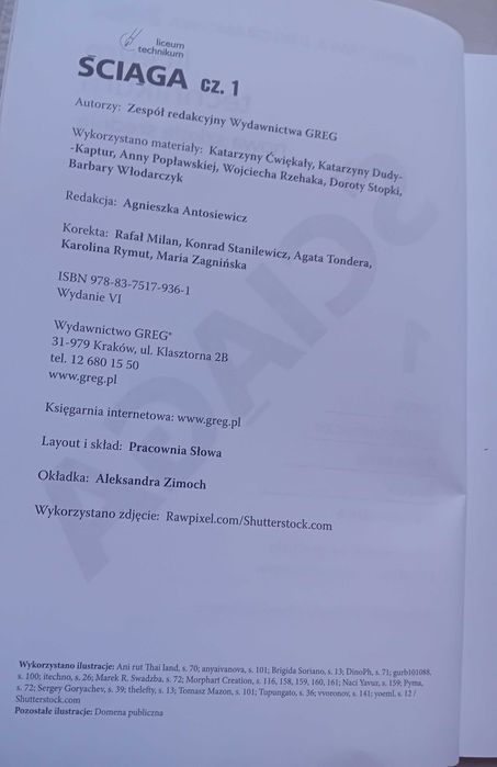 Ściąga 1. Kompendium z języka polskiego dla liceum i technikum. 2024r.