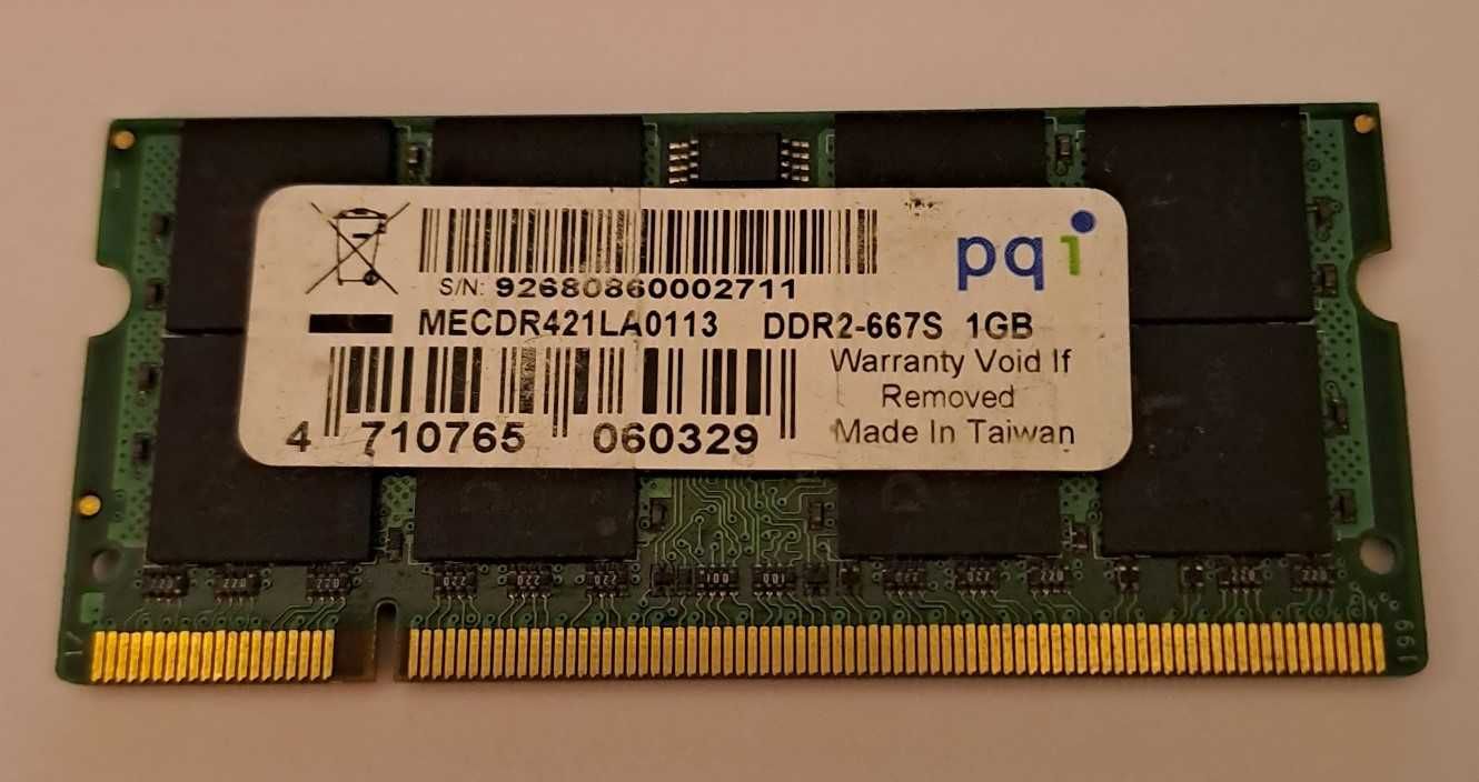 Memória pq1 1GB DDR2