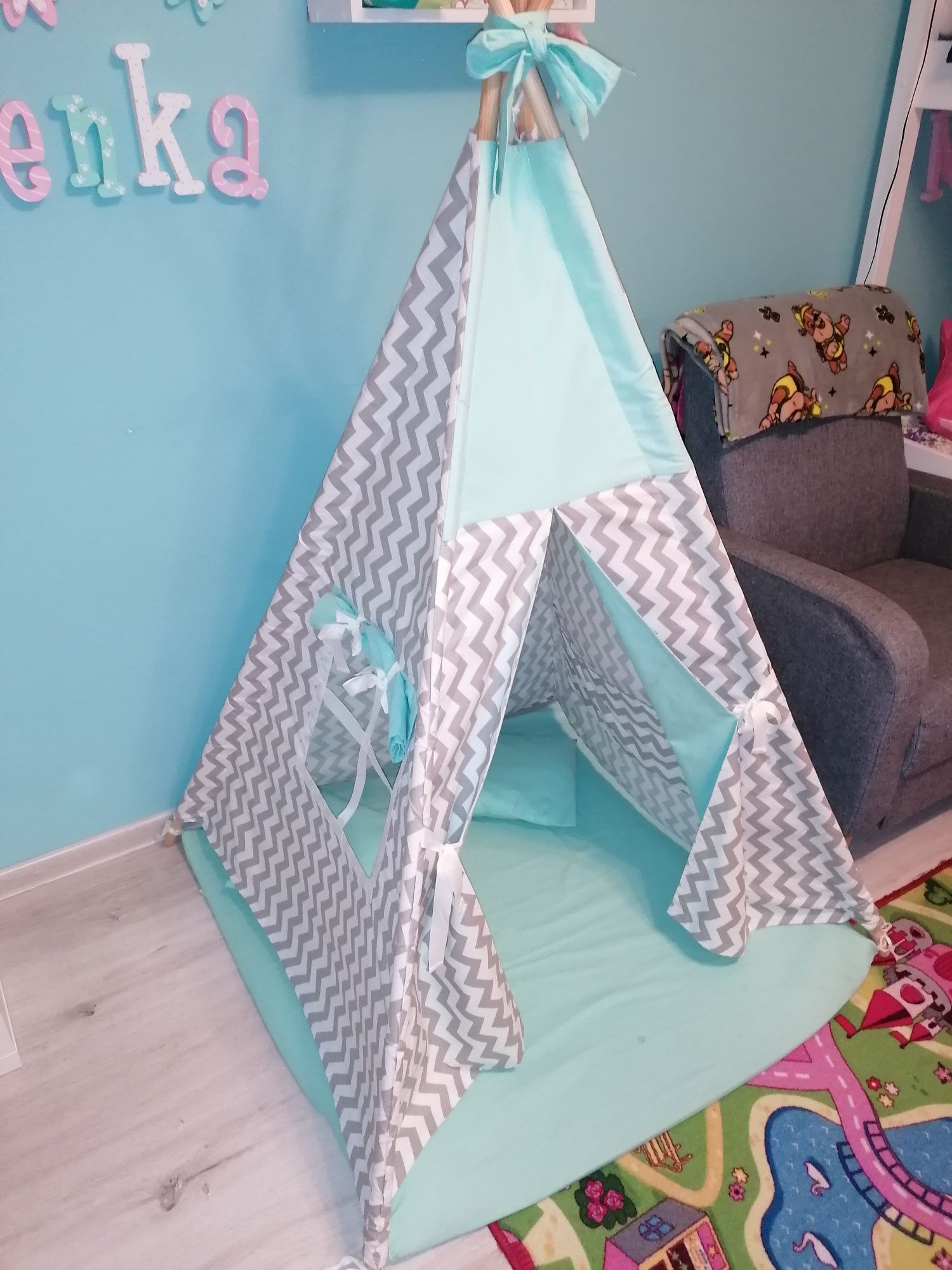 TIPI namiot dla dzieci, wigwam, teepee