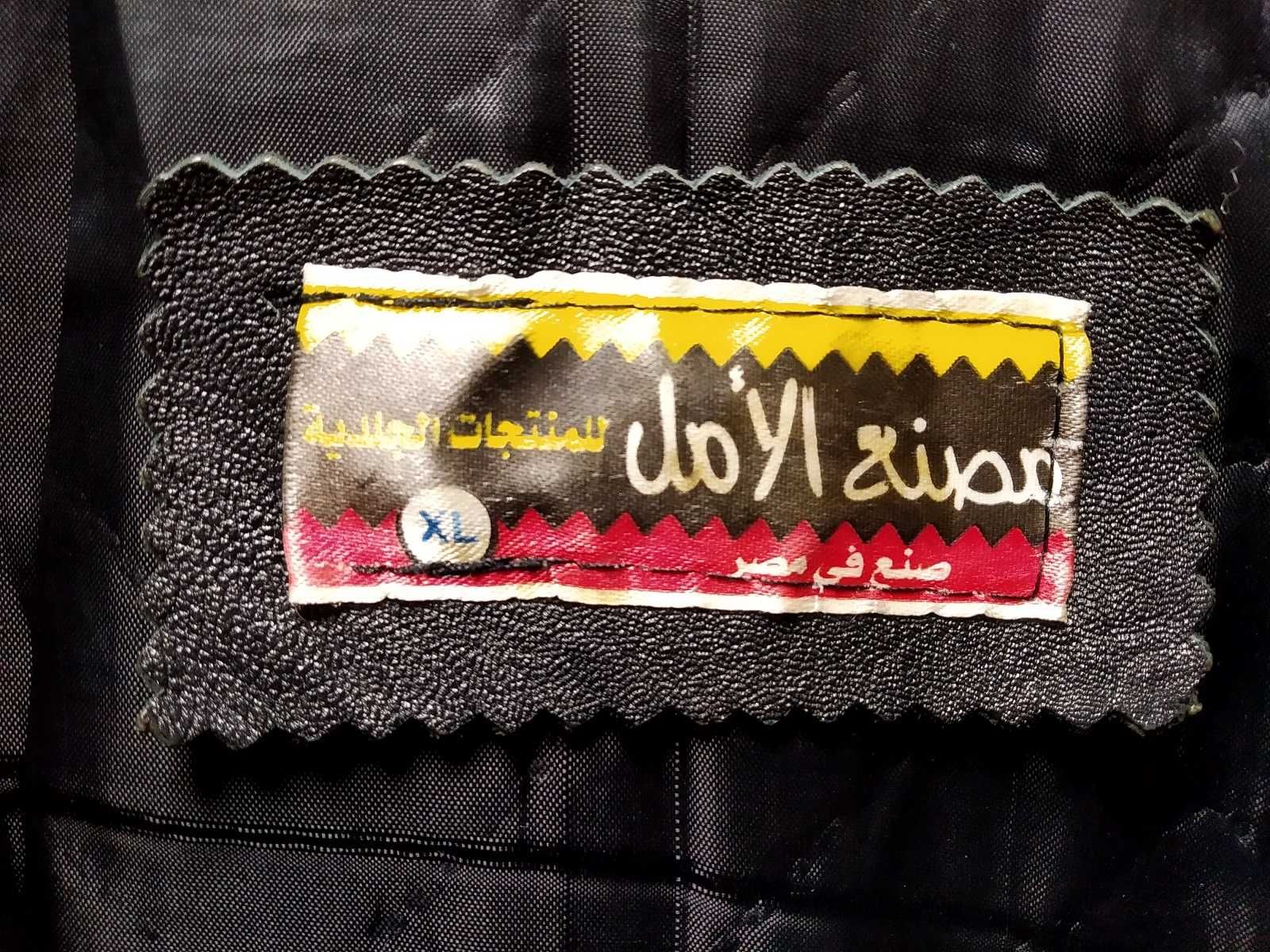 Кожаная мужская куртка (Египет) разм.50-52/ в идеальном состоянии