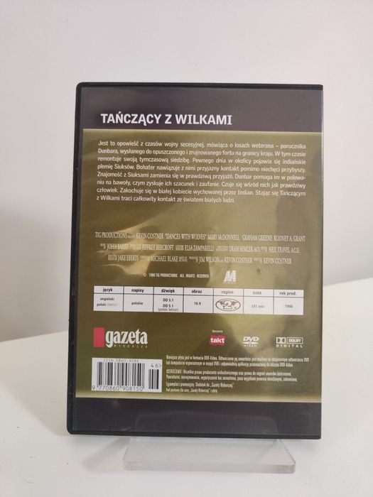 Tańczący z wilkami DVD