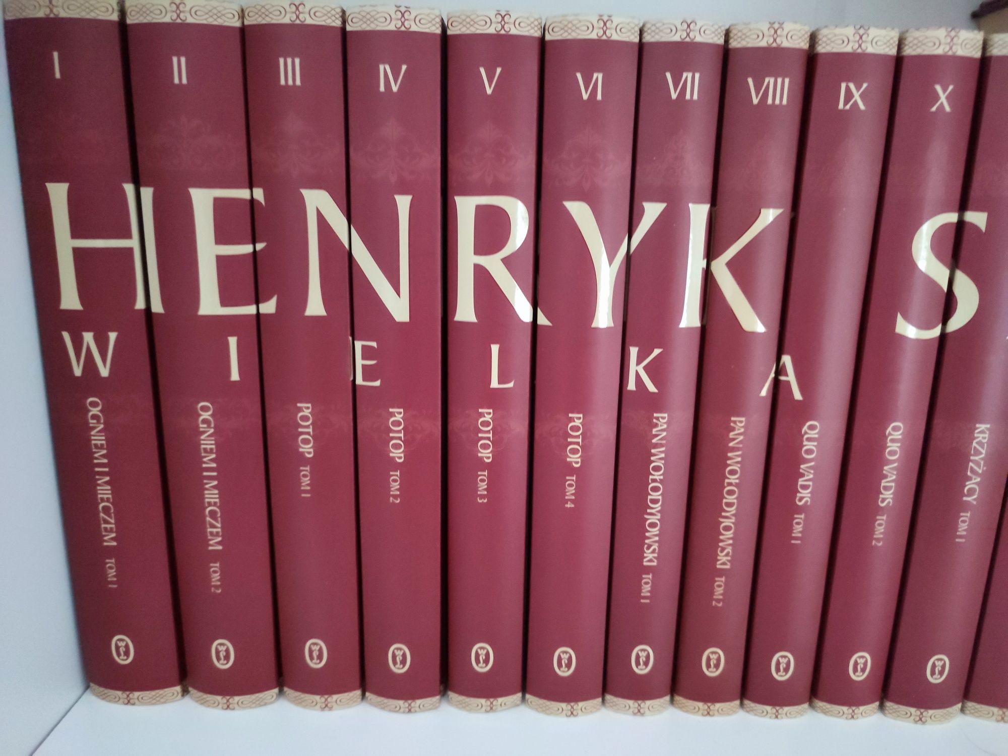 Kolekcja książek Henryk Sienkiewicz