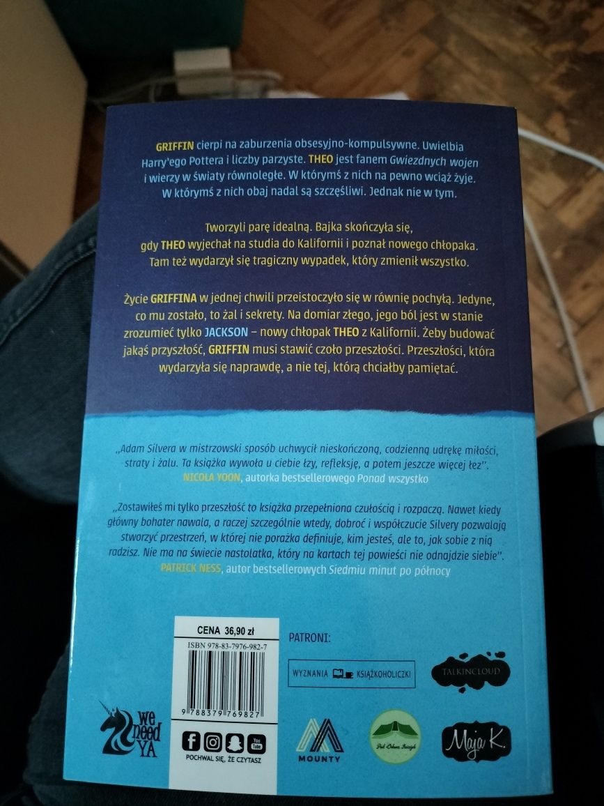 Adam Silvera " Zostawiłeś mi tylko przeszłość"