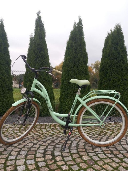 Rower damka 26" kolor mietowy