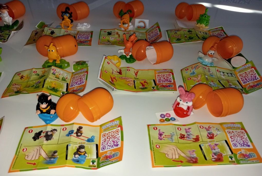 Kinder niespodzianka Wielkanoc 2024 Kinderki świąteczne Kinder figurki