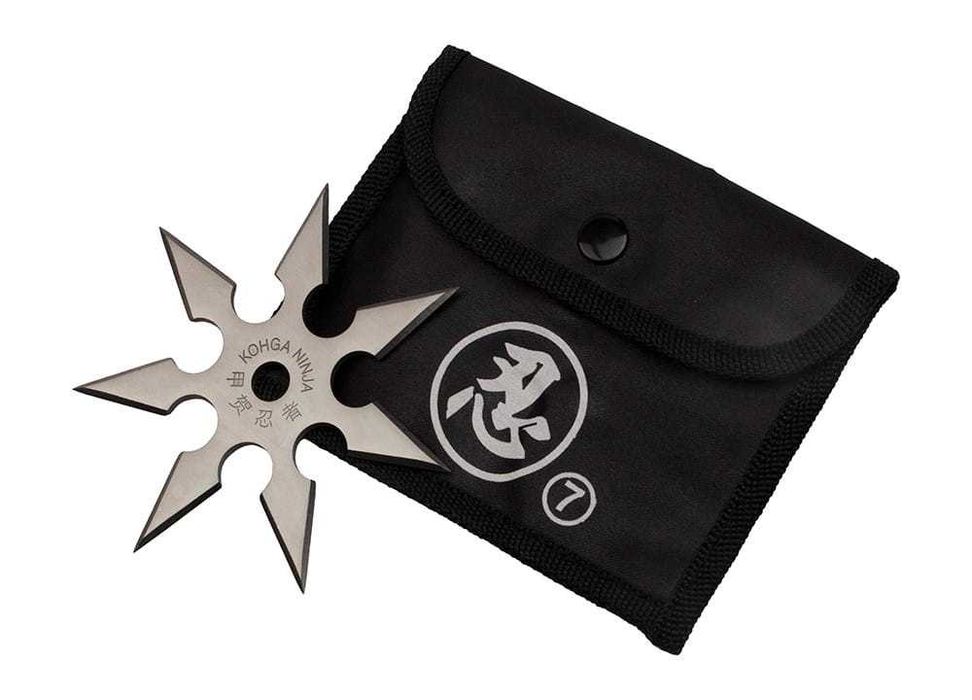 Nóż do Rzucania Shuriken Gwiazdka Siedmioramienna rzutka Ostra 403C