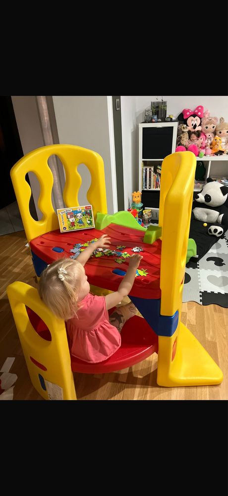 Little Tikes SOLIDNA zjezdzalnia, plac zabaw - jak NOWY+ transport