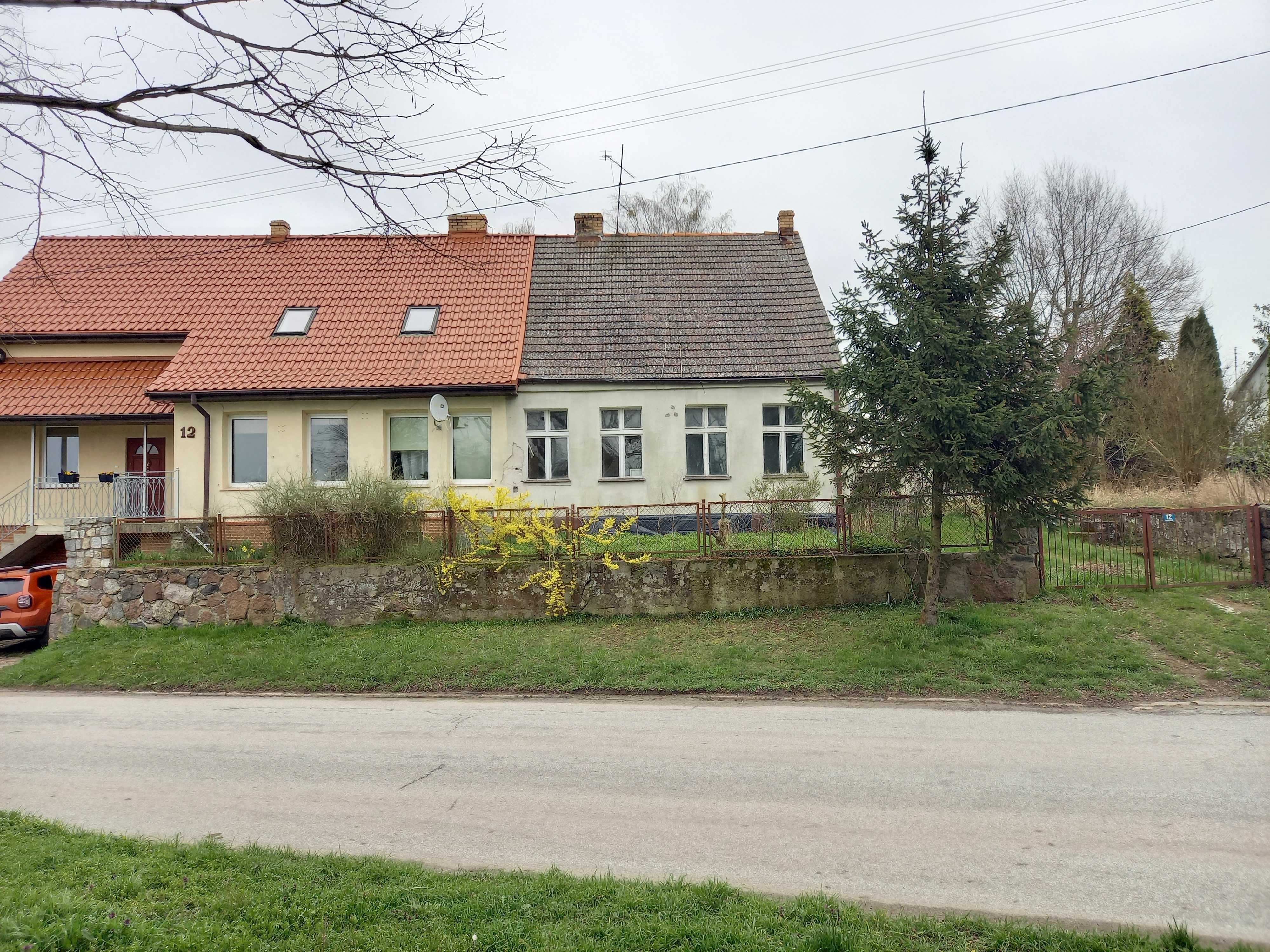 Dom do remontu - bliźniak Barnisław gmina Kołbaskowo