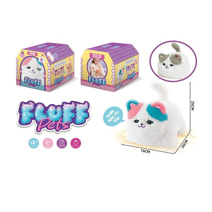 Котик інтерактивний,інтерактивна кішка,кіт,м'яка іграшка кошеня,кицюня