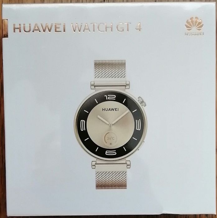 Smartwatch Huawei Watch GT4 41mm (dourado)- novo, 3 anos de garantia