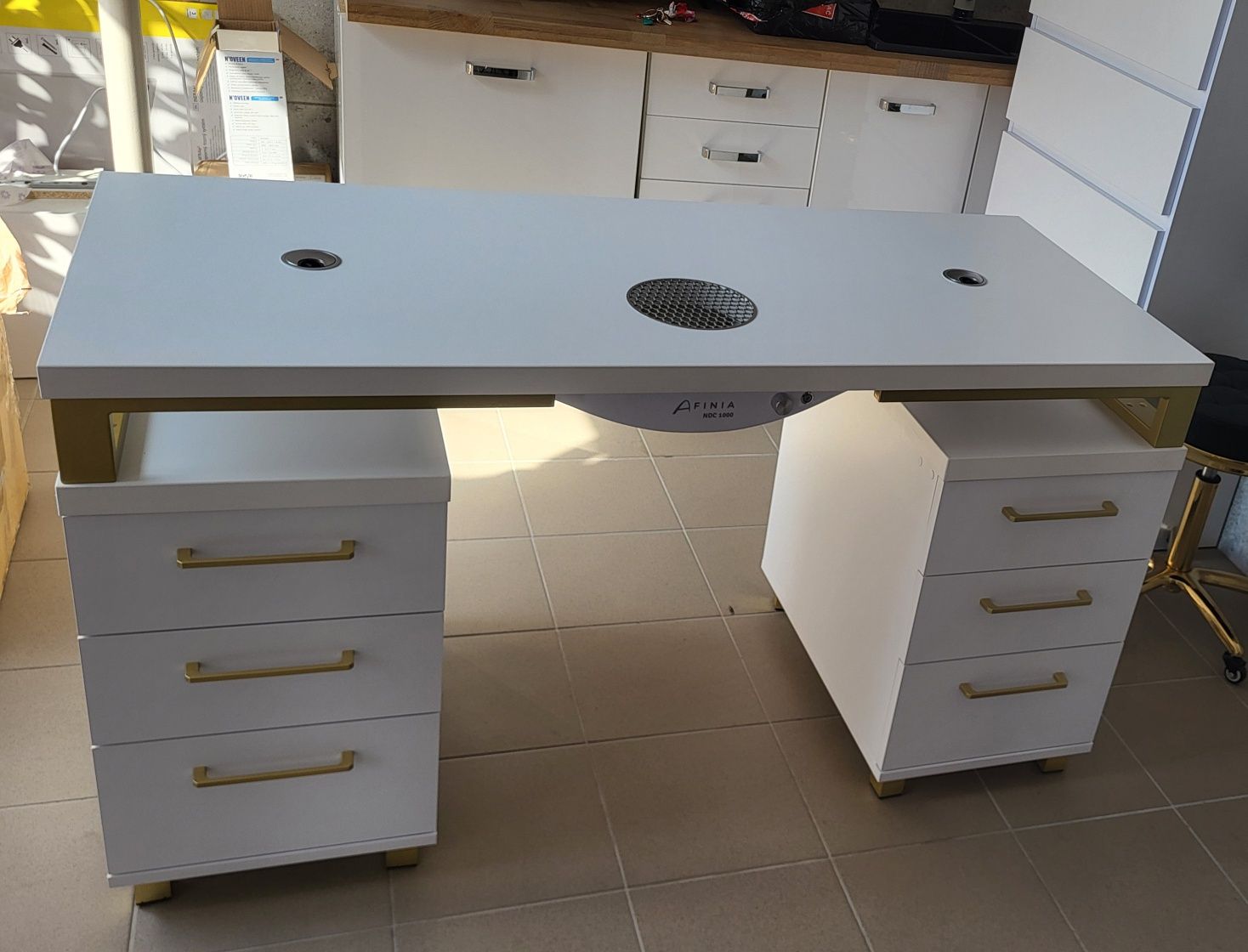Biurko kosmetyczne manicure  LOFT / INDUSTRIAL