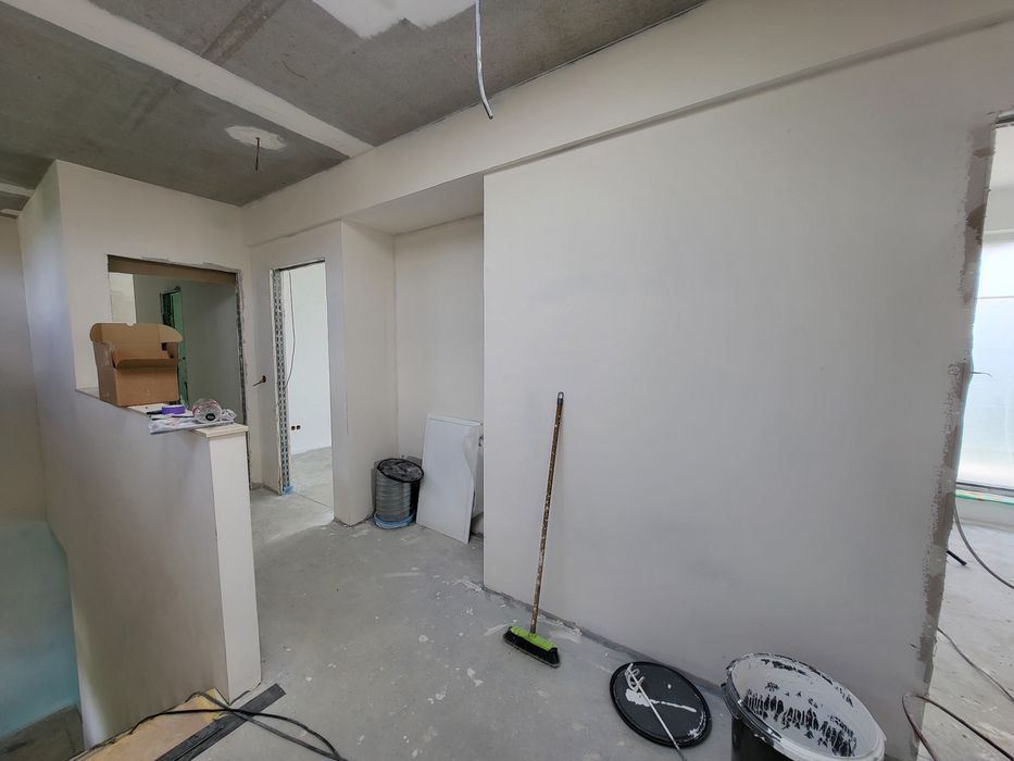 Szpachlowanie, gładzie natryskowe, Szpachlowanie KG q1->q4