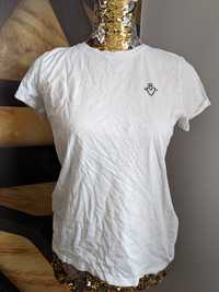 XS bawełniane koszulki t-shirt białe ,2 sztuki