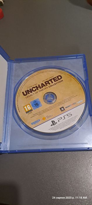 Продам диск  "Uncharted legacy of thieves collection"