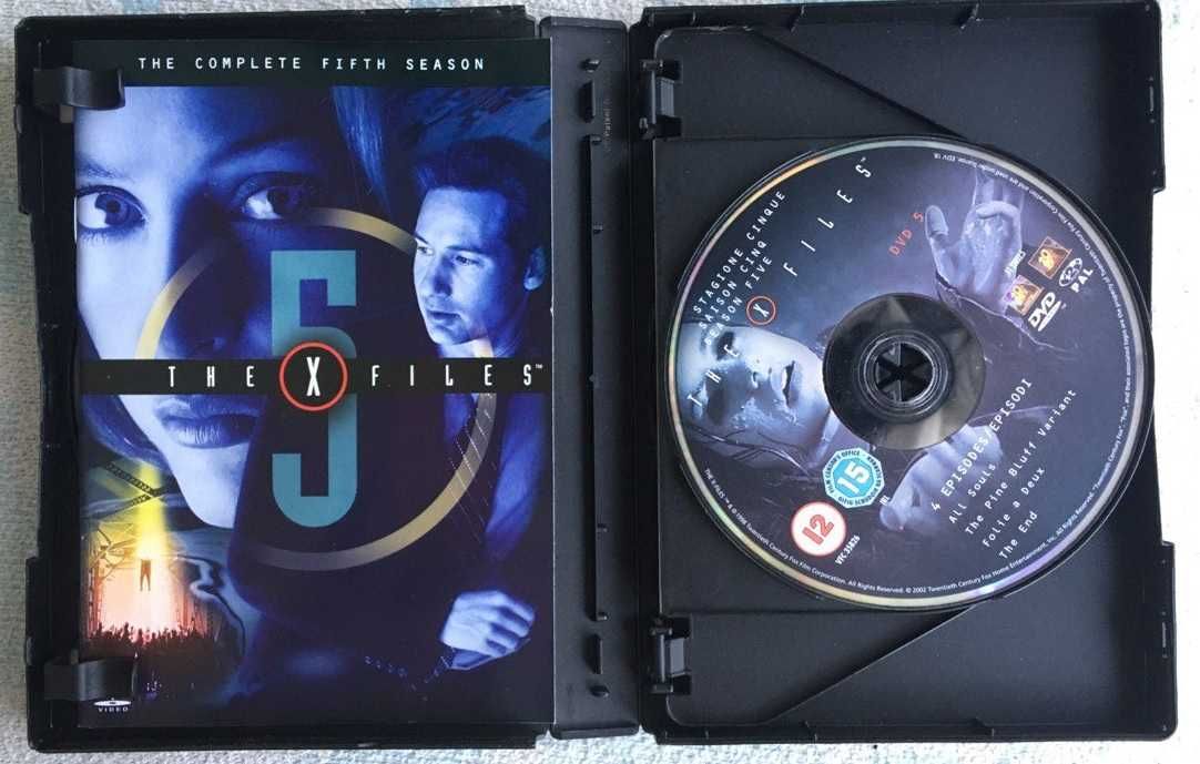 The X Files 5 season полный сезон DVD 9 лицензия PAL FOXTVDVD