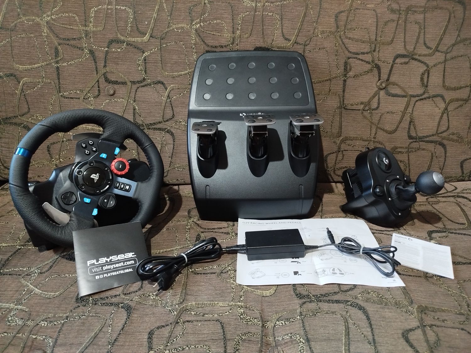 Ігрове кермо Logitech G29 driving force руль игровой
