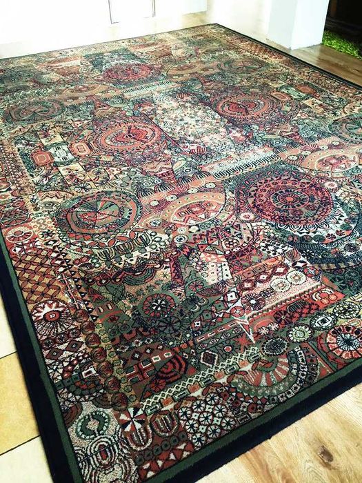 Duży dywan 2,5x3,5 oryginalny wzór 250x350 - Stan IDEALNY