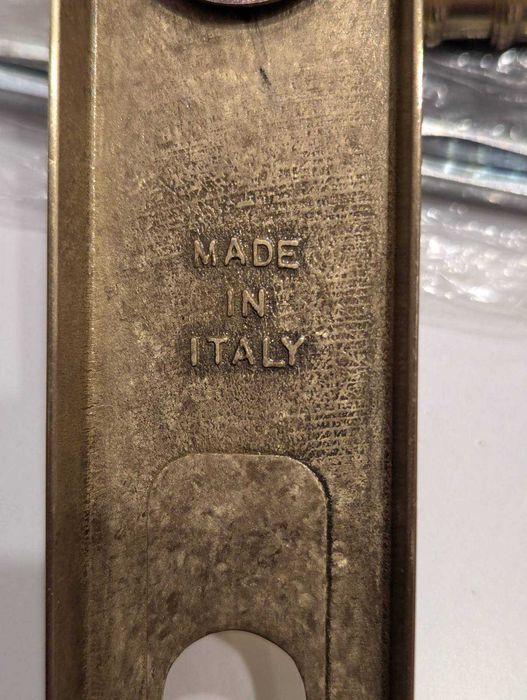 Дверна фурнітура PFS Pasini ручки відкривання з накладками Італійські