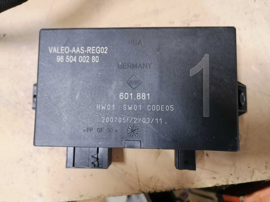 sterownik czujników parkowania peugeot 807 citroen c8