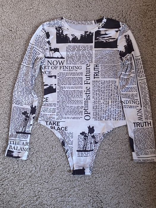 Боді газетне.Розмір XS