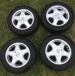 Alufelgi Opel z oponami 15"- 4szt.